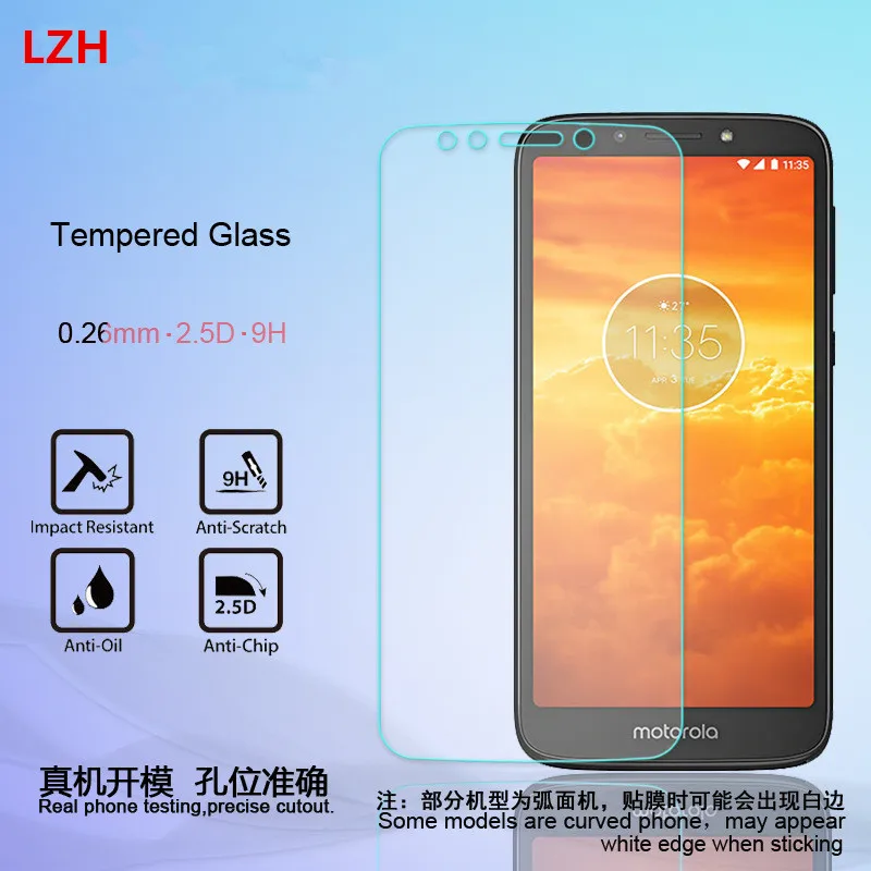 

0.26mm 9H 2.5D Tempered Glass Screen Protector for Motorola MOTO E5 Play GO Protective Film for MOTO E5 Play Plus