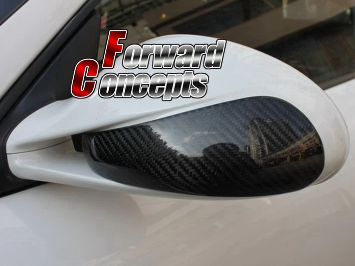 Подходит для карбонового волокна Carrera Boxster Cayman 997 911 987 зеркальные крышки