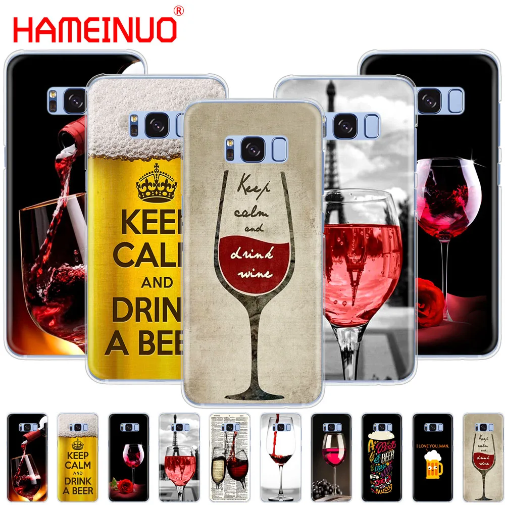 HAMEINUO Чехол для мобильного телефона с рисунком keep calm and drink a bear wine чехол Samsung Galaxy S9 S7