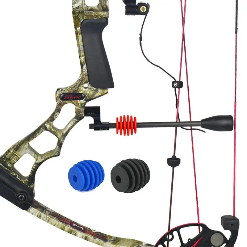 

Archery Bow Stabilizer Vibration Damper Shock Absorb Compound Bow Shooting Protector Cushionin Recurve Bow Accessories