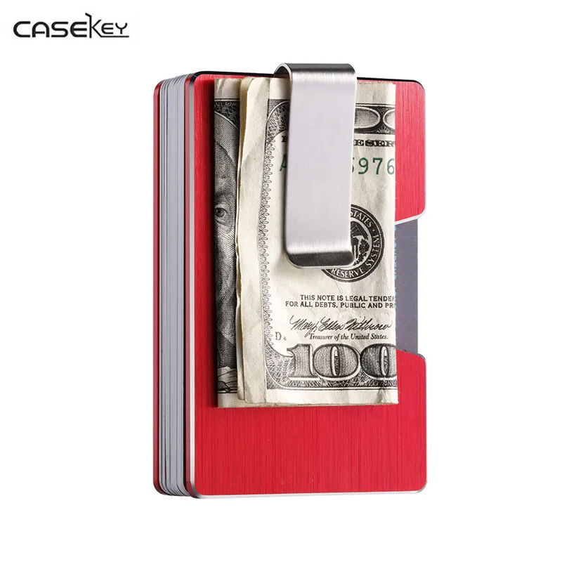 CaseKey Новый Алюминий кредитной держатель для карт Организатор Дело RFID кошелек