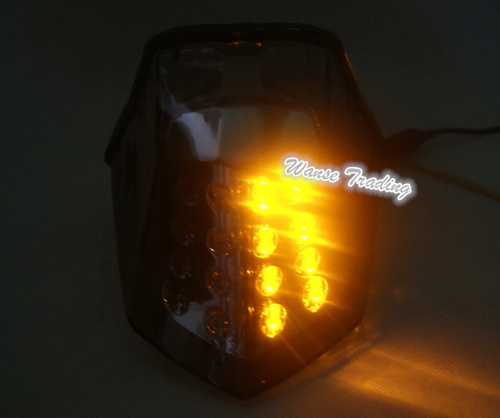 Waase e-mark задние тормоза кабеля поворотов integrated LED Light дым для 2009 2010 2011 2012 2013- Yamaha XJ6 xj-6 xj6n xj6f
