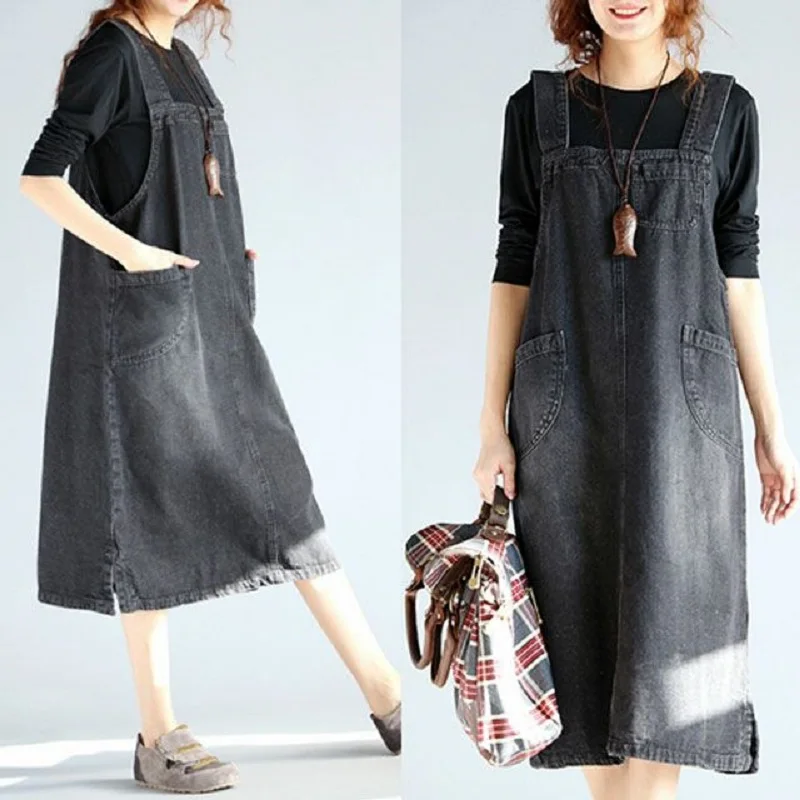 

NEW women's clothing european dresses demin fabric overalls suspender dresses jumpers plus size women dresses maternity dresses