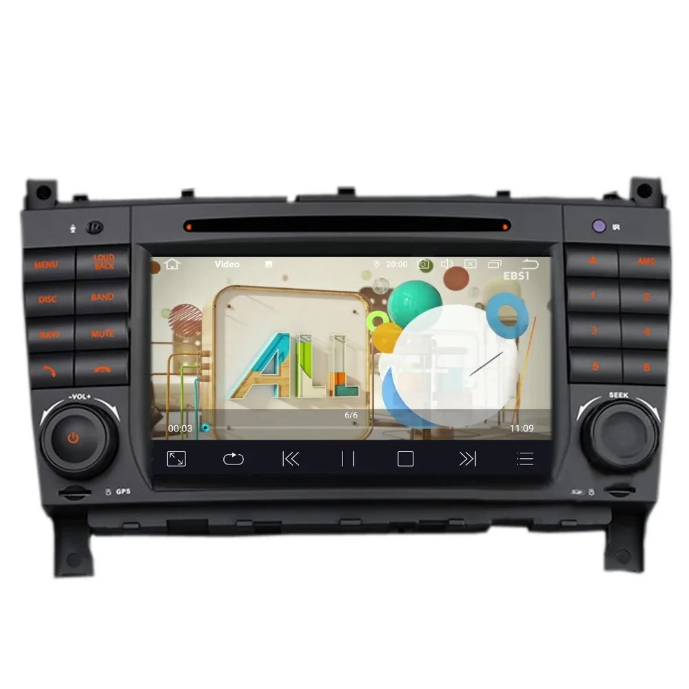 COIKA " Android 9,0 автомобиля gps мультимедийный dvd-плеер для BENZ C class W203 CLC W203 clk-класс W209 класс CLS W219G класса W463