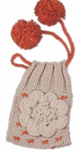 1 шт.) новая зимняя коллекция 2013 года, Южная Корея, вязаная шапка, милая и теплая шапка, женский шарф, 6 цветов - Цвет: Бежевый