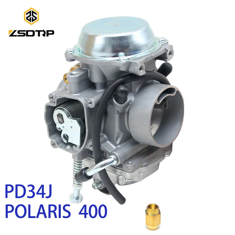 ZSDTRP PD34J 34 мм вакуумный карбюратор Чехол Для POLARIS 400 1995-2010 Универсальный другой 400cc до 600cc гоночный мотор UTV ATV