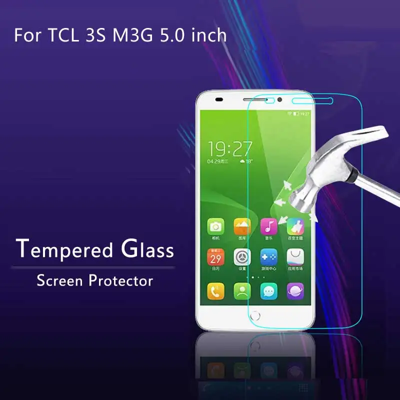 For TCL 3S M3G Tempered Glass Screen Protector Film Screen Protective