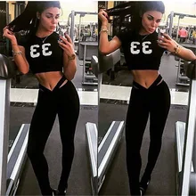 Спортивные костюмы спортзал фитнес бег одежда комплект из 2 предметов Спортивная одежда для йоги тренировка бег туго