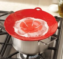 New Arrival Kitchen Gadgets Silicone Lid Spill Stopper Pot Cover 28.5cm Diameter Cooking Pot Lids Utensil