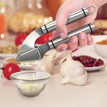 TTLIFE Zinc Alloy Garlic Clip Manually Garlic Press / Portable Food Grinder Pressure Control Fruit Salad Kitchen Garlic Presses