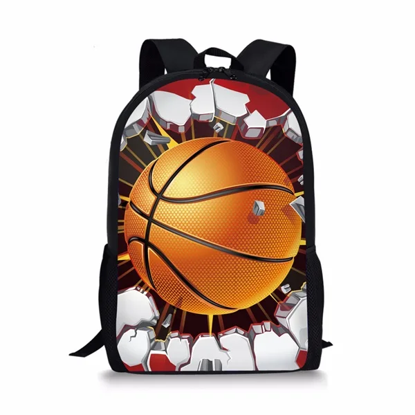 INSTANTARTS Cool 3D Ice Soccerly Ball, школьная сумка с принтом для мальчиков-подростков, повседневные сумки для книг на плечо, детские сумки для книг, рюкзак - Цвет: H3600C