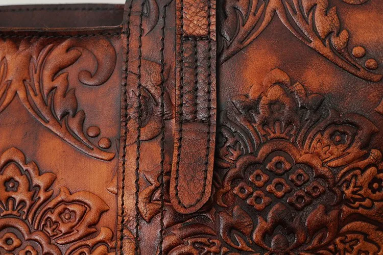 EUMOAN West старинная кожаная сумочка в стиле ретро Большая вместительная ручная потертая кожаная сумка для шоппинга