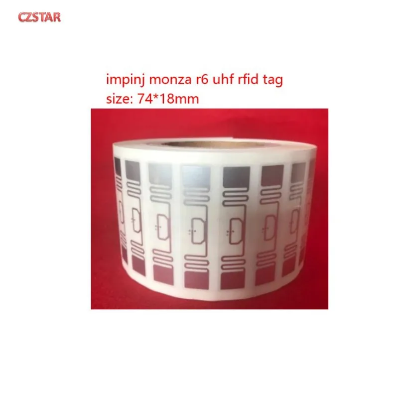 1000 шт/рулон UHF EPC global C1 gen2 тег smartrac стяжка rfid Impinj Monza 4D monzaR6 uhf влажная инкрустация