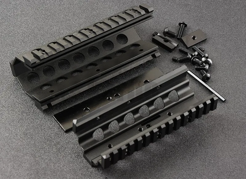 M249 нижнее и верхнее крепление для прицела Handguard 6 шт. система рельсов RIS Quad рейка cnc M8189