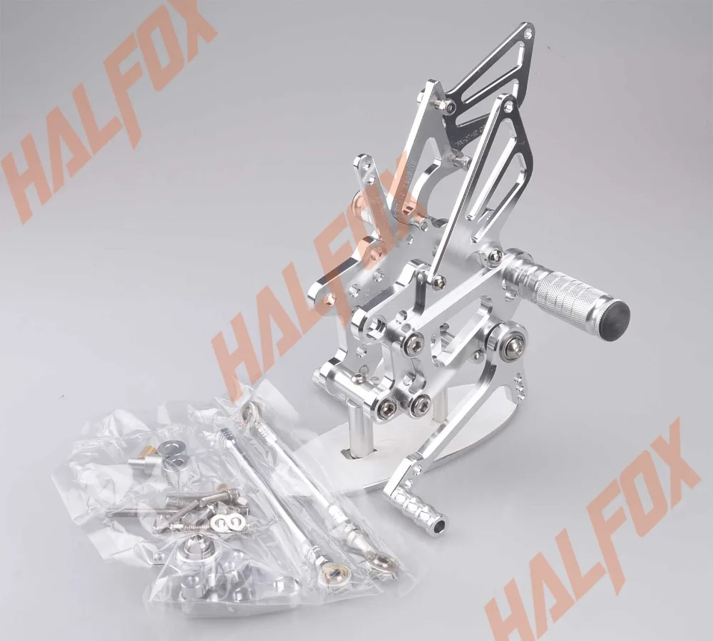 

Silver CNC Rearset Foot  Pegs Rear Set For  Honda CBR600RR F5 2007 2008 2009 2010 2011 2012 2013 2014