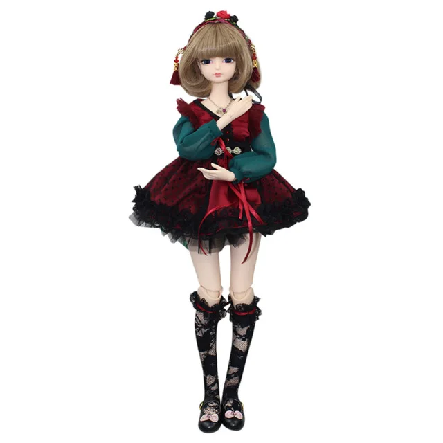 Dream Fairy 1/4 bjd кукла 45 см с/без одежды сочетание с волосами платье обувь или голая кукла игрушка подарок - Цвет: like the picture