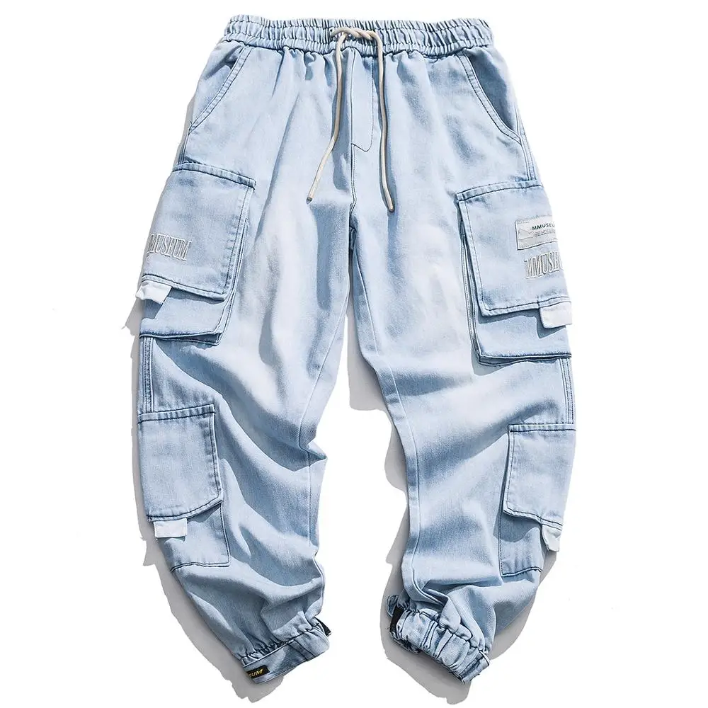 

Hip Hop Joggers Men 2018 New Design Pockets Casual Pants High Street Trousers Elastic Waist Skateboard Sportswear