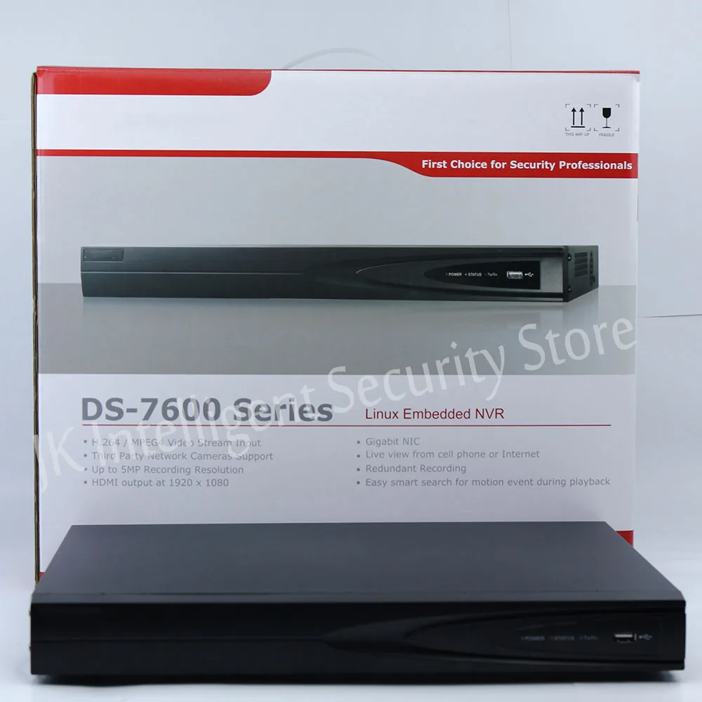 Hikvision ds 7608ni e2/8 P 8ch NVR для HD IP Камера 5 Мп Запись 8 PoE Порты 2 SATA безопасности сети видео