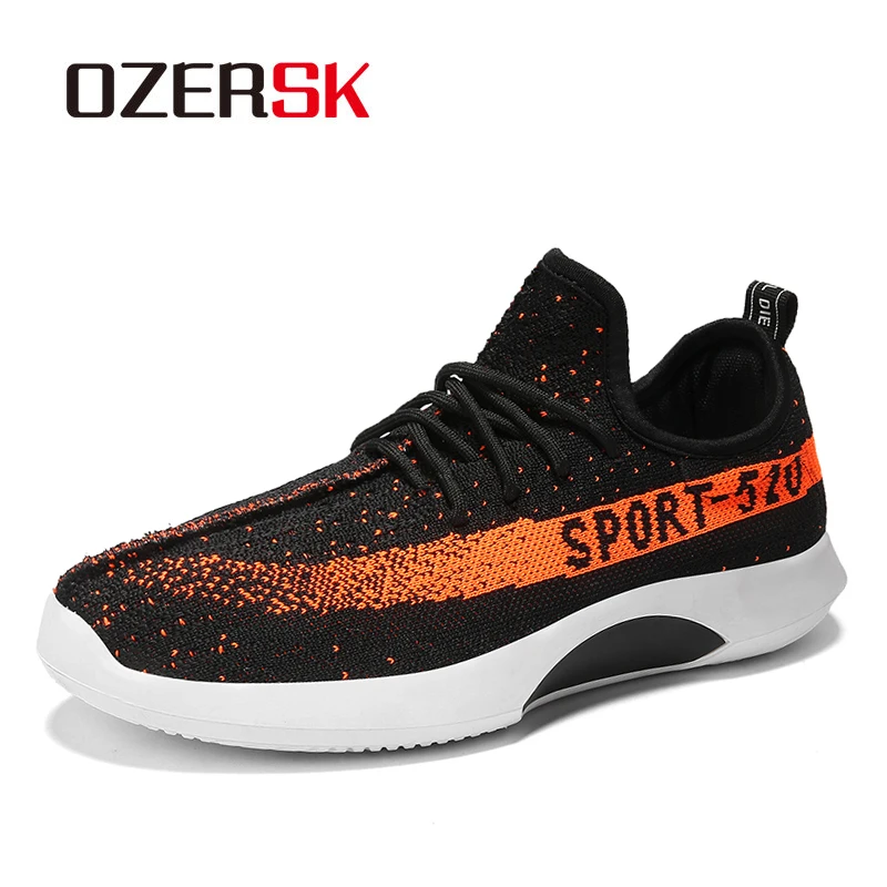 

OZERSK 2019 Summer New Outdoor Shoes For Comfortable Men Sneakers Casual Shoes Breathable Mesh Walking shoes Sneakers 39~44