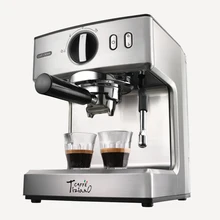 220 В полуавтоматический профессиональный электрический Кофе Maker 15Bar эспрессо Паровая Кофе машина для Офис с помощью ЕС/AU/ великобритания Plug