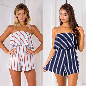 

Summer 2017 new Sexy Women Ladies Flora Playsuit Bodycon Party Jumpsuit Romper Trousers