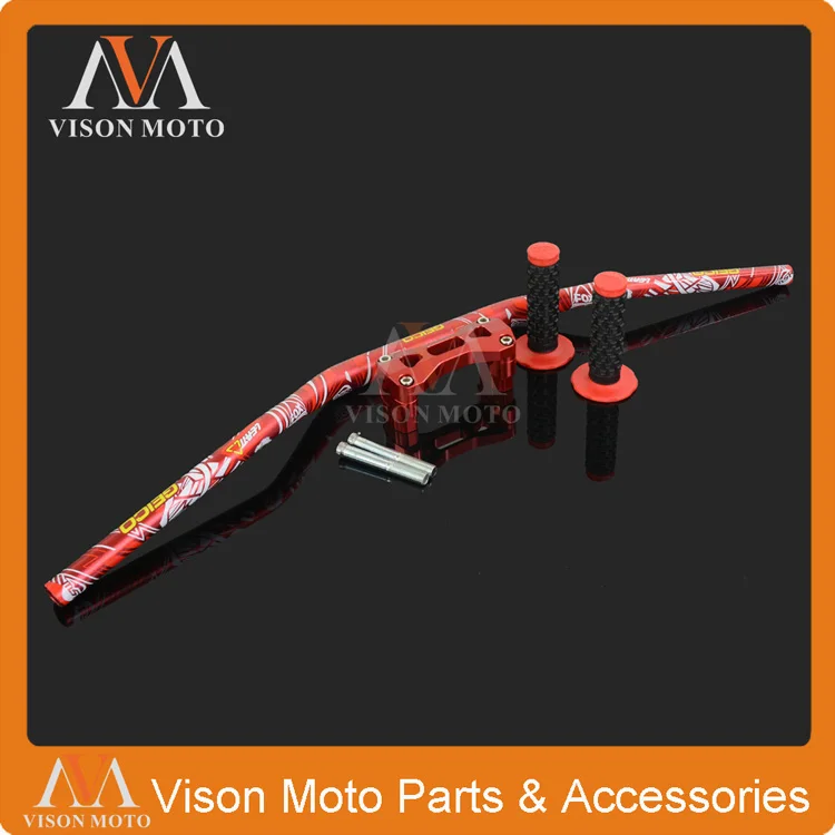 

1 1/8 Handlebars 28MM Fat Bar+Bar Mount Clamp+Grips For Dirt Bike Motocross Enduro Offroad Motorcycle Racing Supermoto