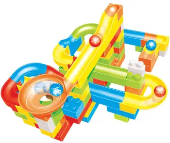 

Children's Toys Big Particles Variable Assembly Ball Track Insertion Puzzle Building Toys Gift