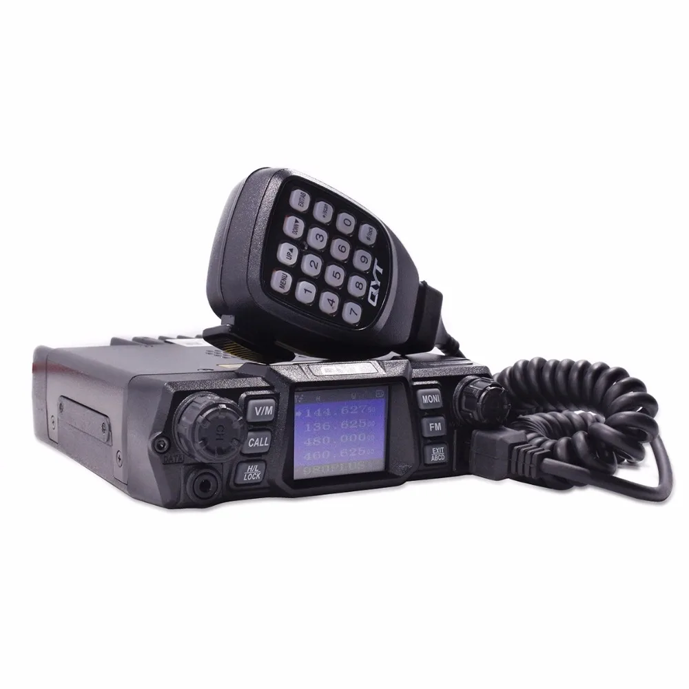 QYT KT-980 PLUS высокой мощности 75 Вт(VHF)/55 Вт(UHF) двухдиапазонный четырехъядерный резервный база мобильного радио KT-980Plus автомобиля радио HAM KT980PLUS