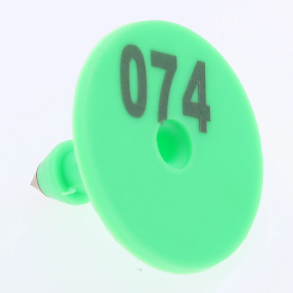 200PCS Numbered Livestock Ear Tag For Pig Cow Cattle Goat Sheep Blue & Green