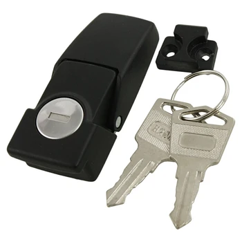 

Cabinets Security Toggle Hasp Latch Lock DK604 Two Keys Unique design, practical to use and long time use Plastic and Metal