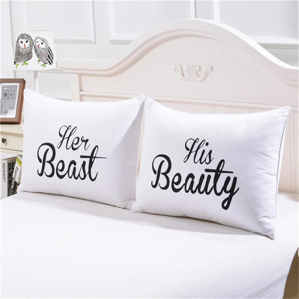 Beast and Beauty Pillowcase (1