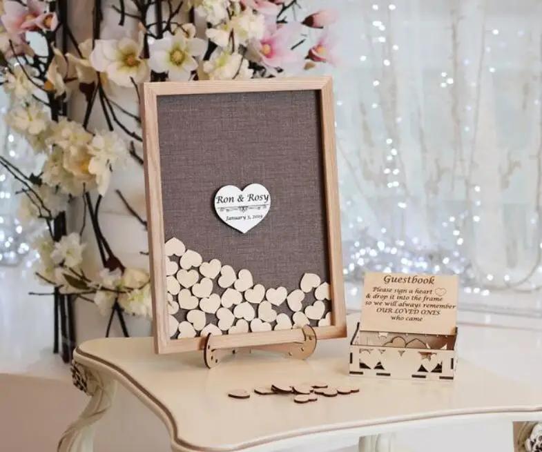 

personalize burlap background Alternative Wedding Guestbook Custom Wedding Guestbook Rustic Guest Book Unique Wedding Guest Book