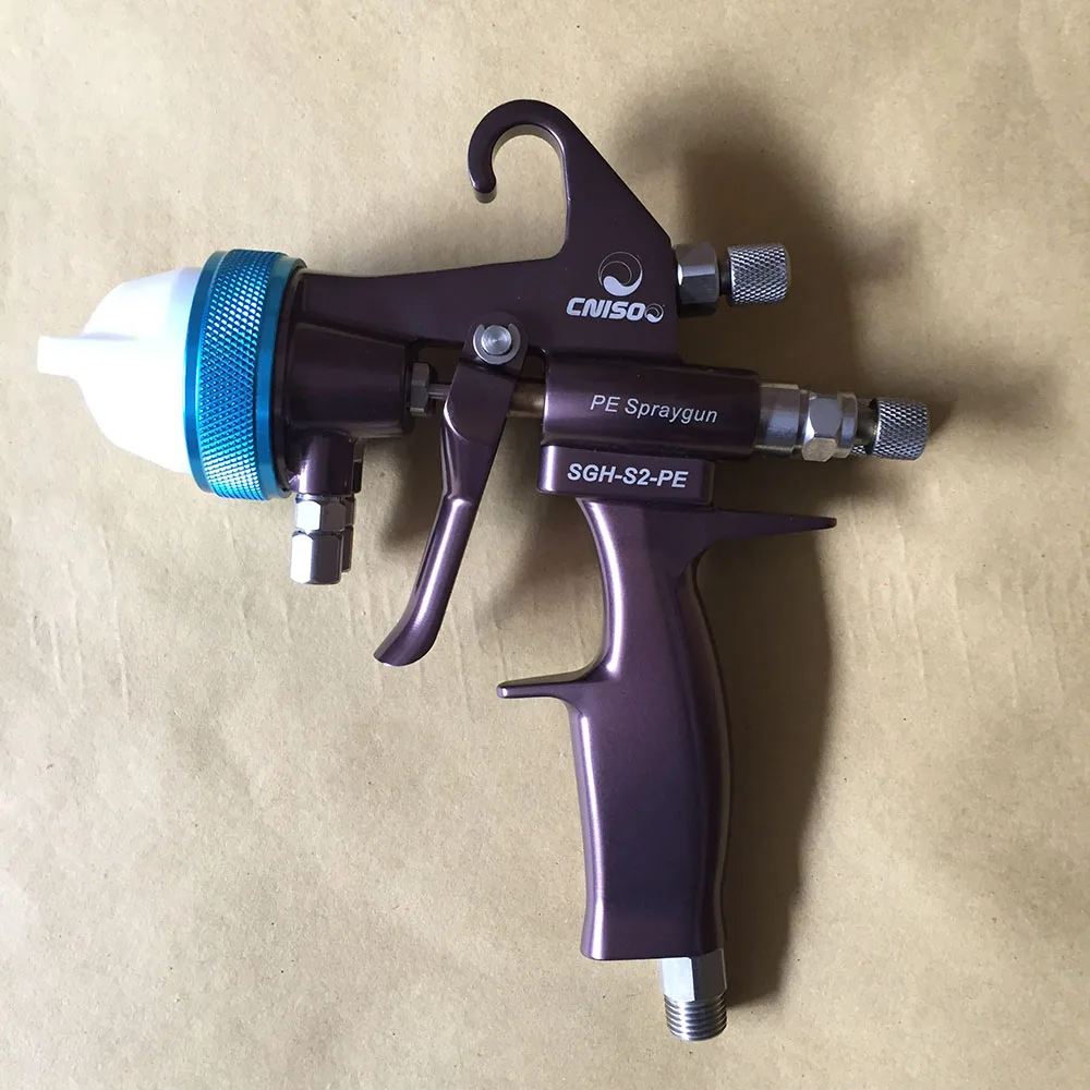 

SAT1202 pneumatic spray gun for car double nozzle high pressure feed spray gun polyurethane foam spray