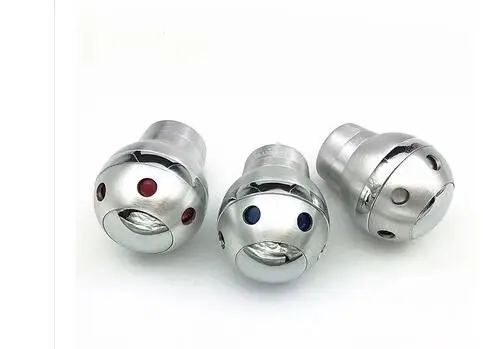 Aluminio manual Gear Knob universal transmisión Shifter cubierta del coche reflexivo de coche palanca de cambios manual Aluminio manual Gear Knob universal transmisión Shifter cubierta del coche reflexivo de coche palanca de cambios manual