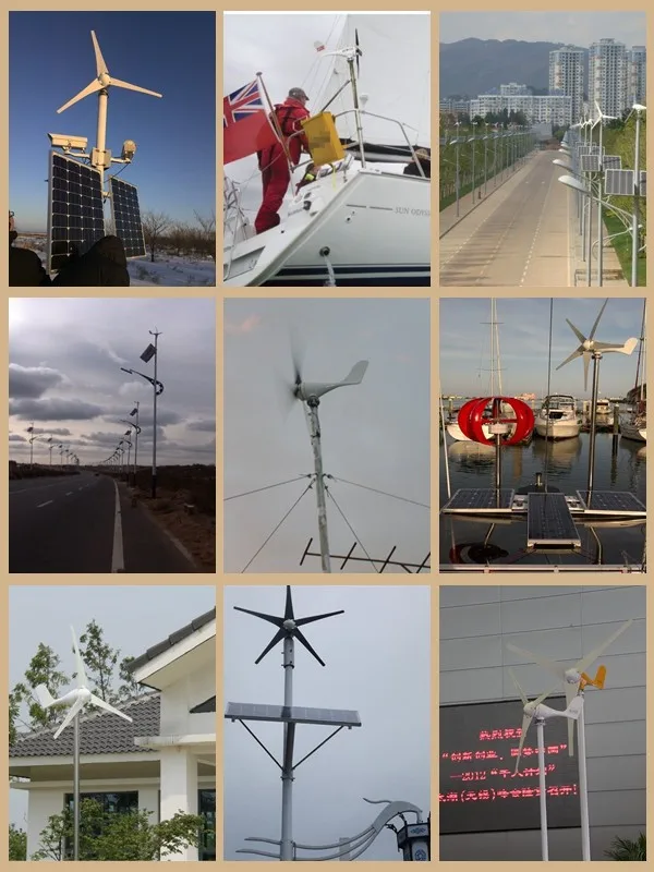 Eólica para Carregar a Bateria Venda Quente v Mini Turbina 200 w 12 5 High Quality wind turbine