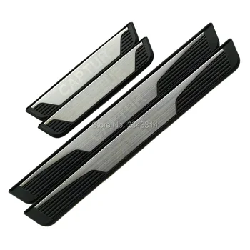 

Car Accessories for Renault Captur Kaptur 2014 2015 2016 2017 Stainless Scuff Plate Door Sills Protector Guard Pedal Cover Trim