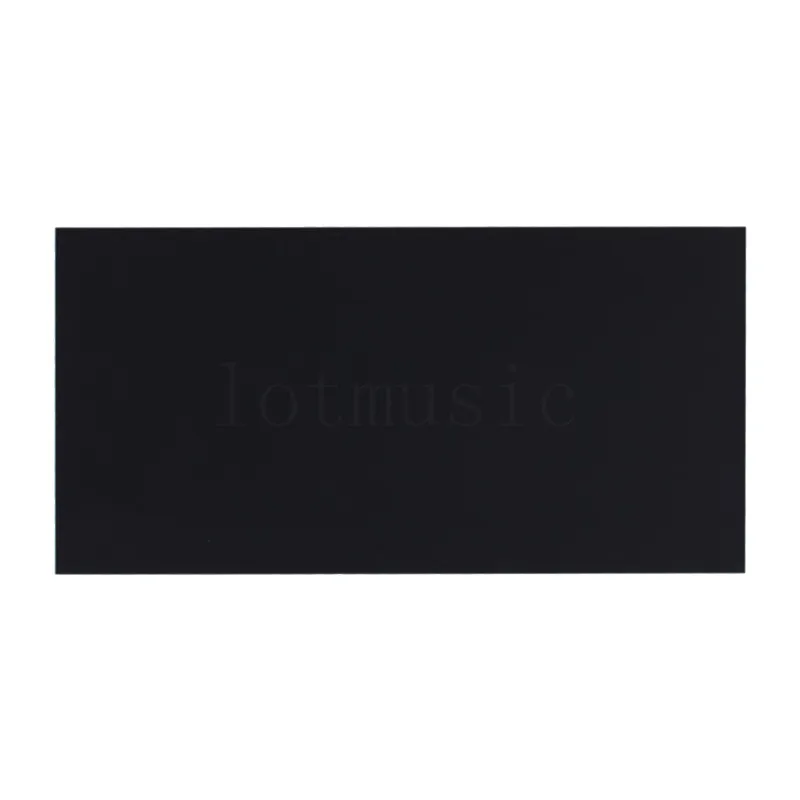 

Guitar Headplate Veneer Headstock Head Shell Sheet ABS Plastic Black for Luthier Diy