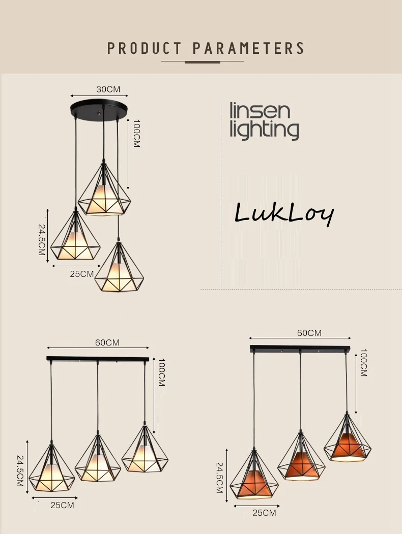 LukLoy скандинавский подвесной светильник s on Line современный подвесной потолочный светильник Лофт для кухни светильник Лофт декор для столовой подвесной светильник