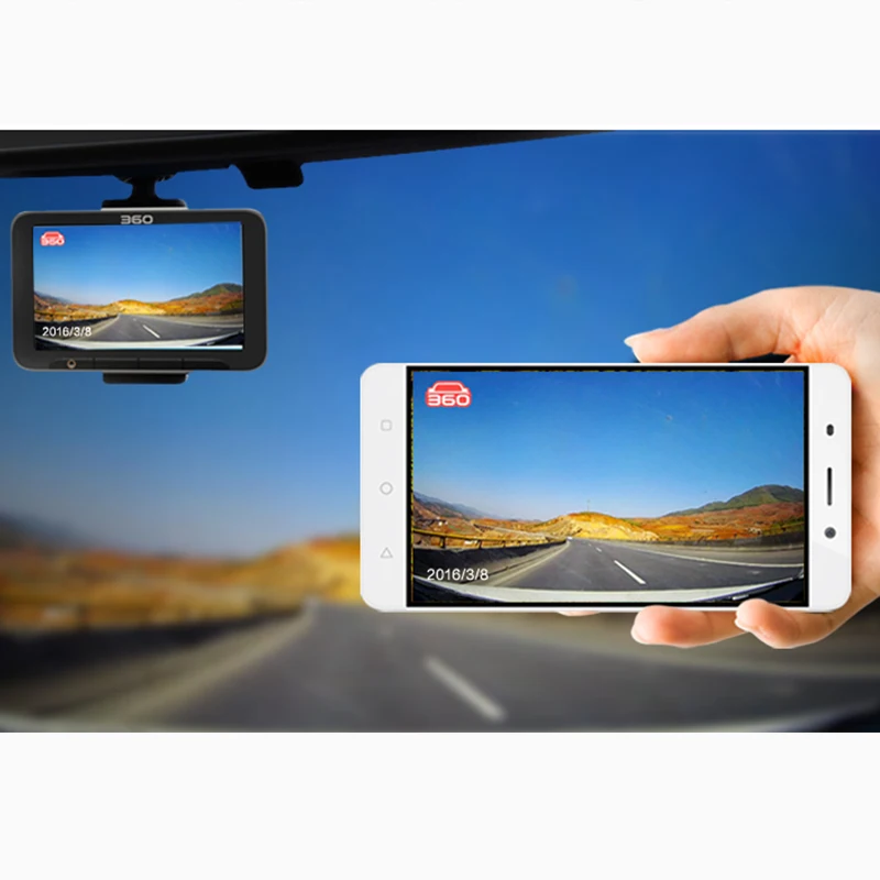 360 смарт автомобиль dvr камера Wi Fi Dash Cam 1080P Full HD ночного видения g сенсор 165 градусов