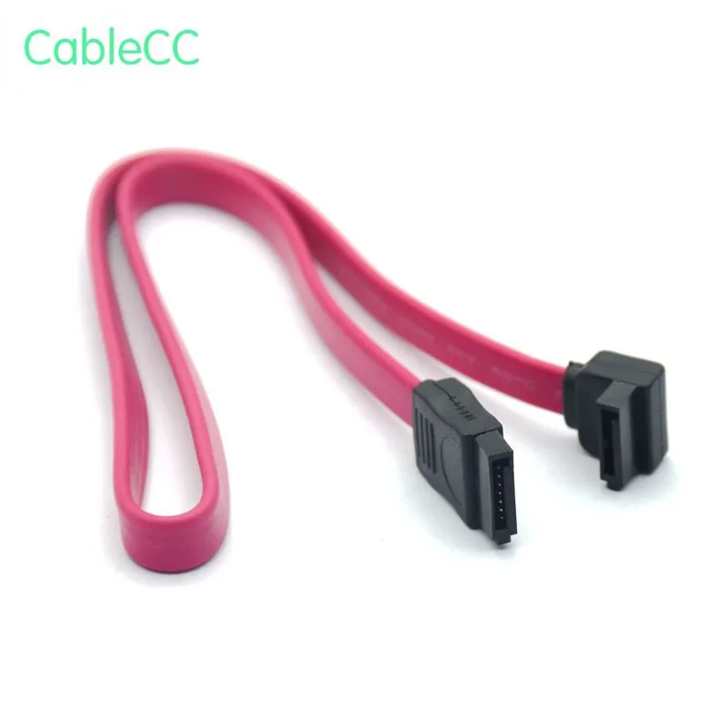 

Ecosin2 Computer Cables & Connectors 45CM SATA 3.0 III SATA3 6Gb / s SSD Hard Drive Data Direct / Right Angle Cable Oct14
