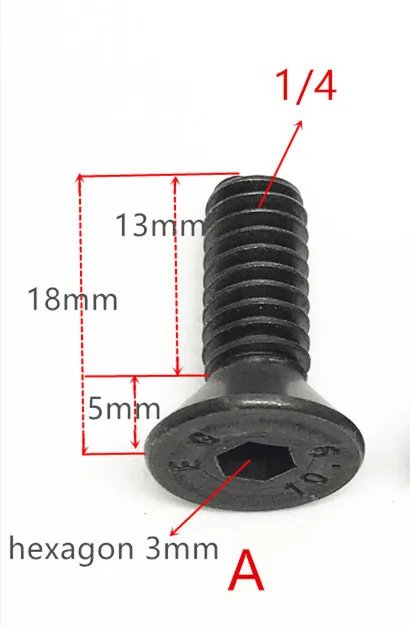 A 18mm Jadkinsta аксессуары для фотостудии 1/4 Винтовой Адаптер для 15 мм штанги зажим DSLR 15 мм штанги система - Цвет: A 18mm