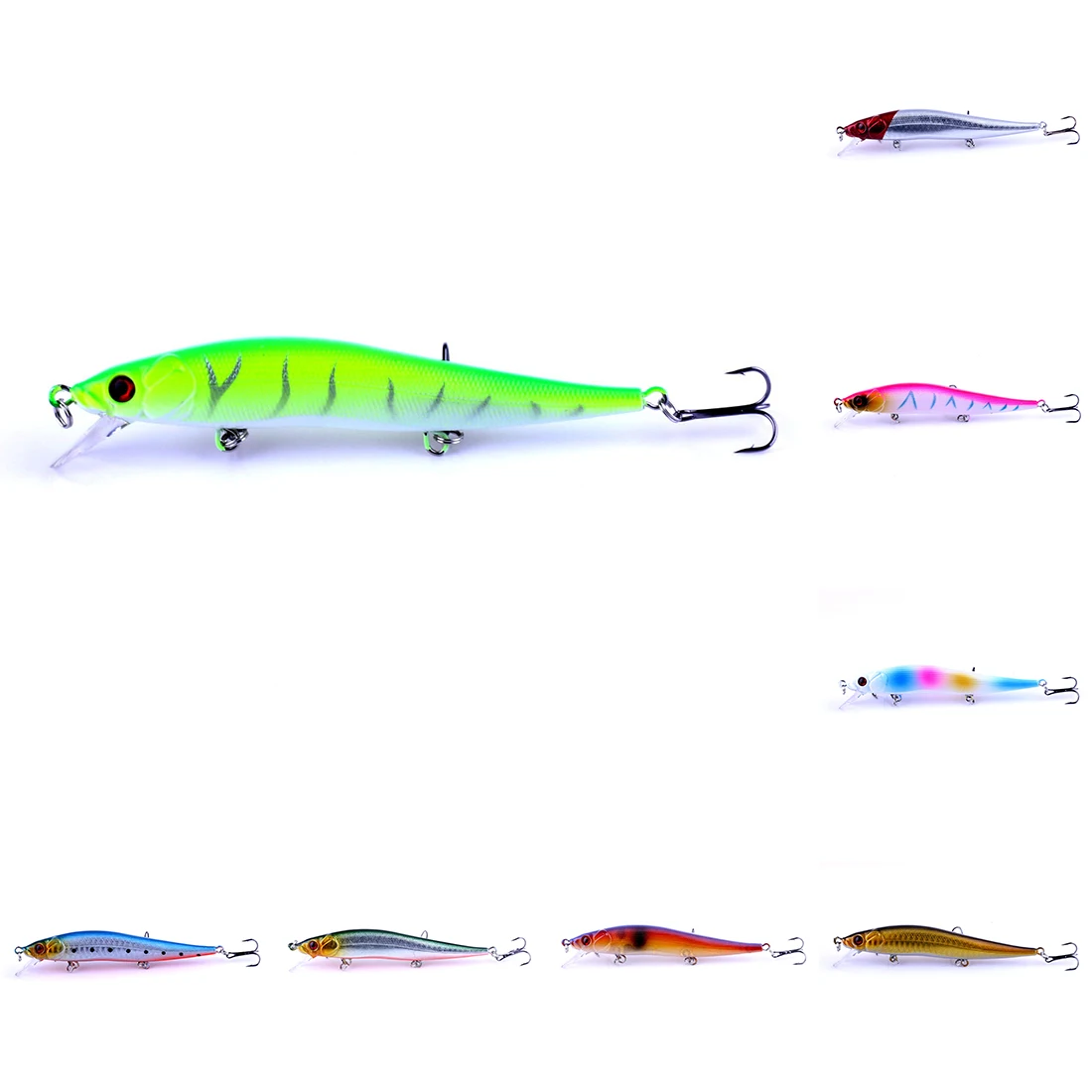  1PCs 11.5cm 13g Big Minnow Fishing Lure Hard Bait Isca Artificial Lures 3D Fish Eyes Swim Bait Cran