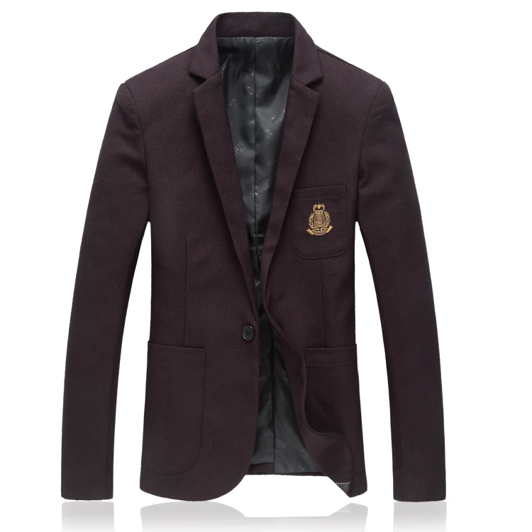 

Leisure Suit for Men Embroidery Blazer Fashion Coat Large Size Slim Fit Casual Jacket Business Suit High Quality Brand Gent Life