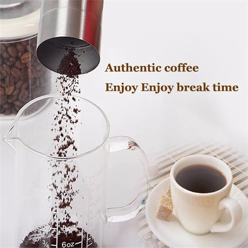 Original Manual Coffee Grinder Stainless Steel Coffee Grinders Coffee Mill Machine Portable Hand Grinders Manual Tool (11)