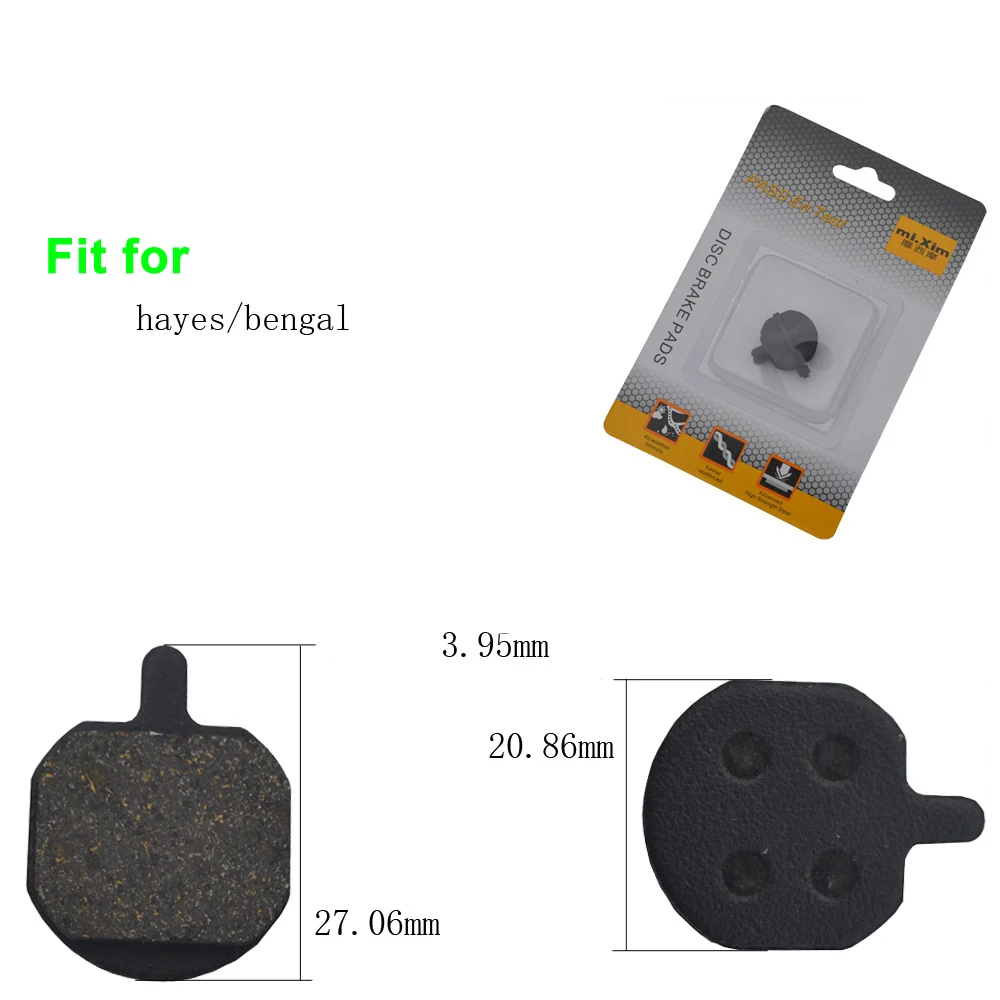 Mi.xim DS33 Disc Brakes Cycling Resin Brake Pads Mountain Bike Lining