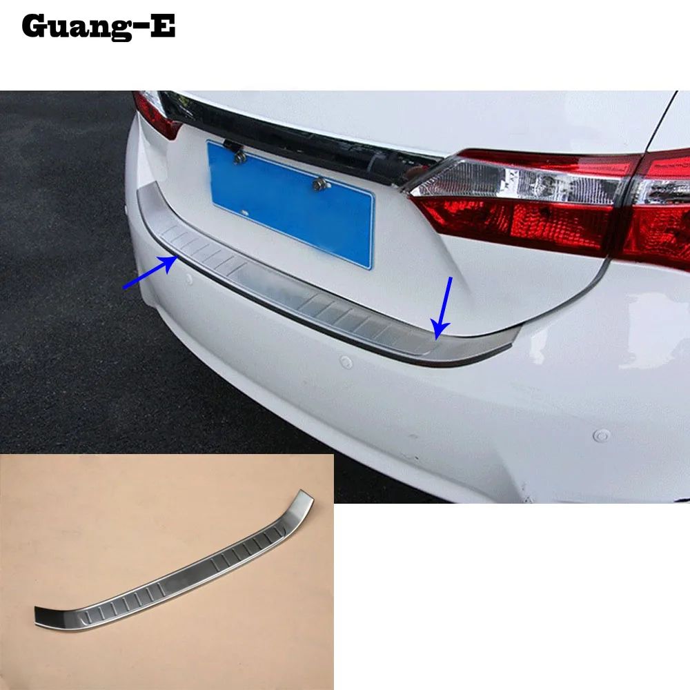 For Toyota Corolla Altis 2014 2015 2016 cover Stainless Steel outside