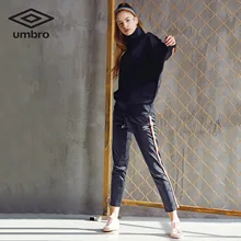 Umbro осенние новые женские штаны для бега Для женщин штаны радужной расцветки с бахромой брюки на завязке; UI184AP2320