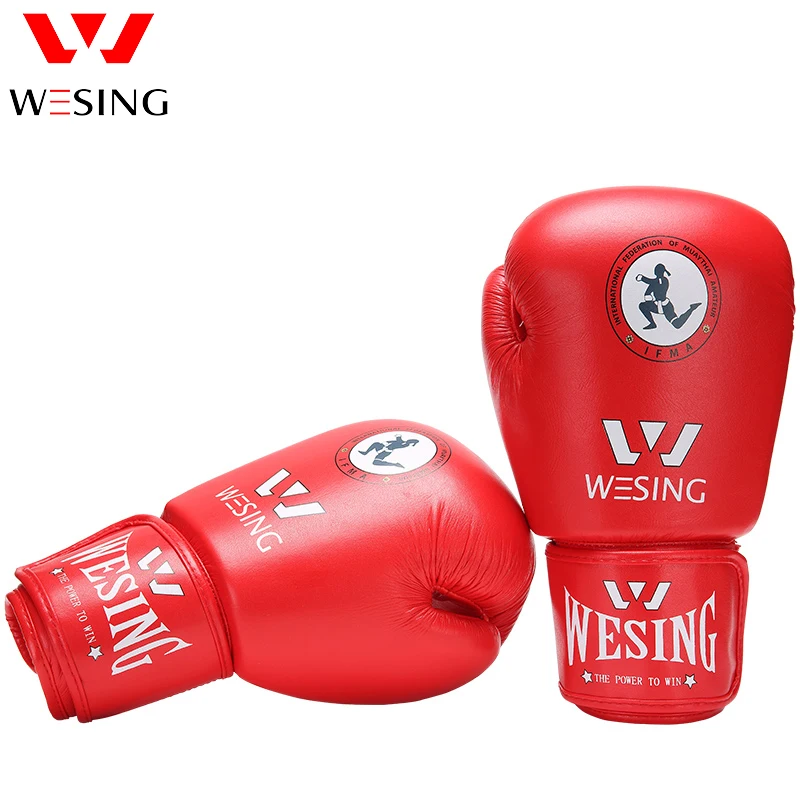 Перчатки из микрофибры weiing IFMA Muay Thai для тренировок и соревнований боксерские