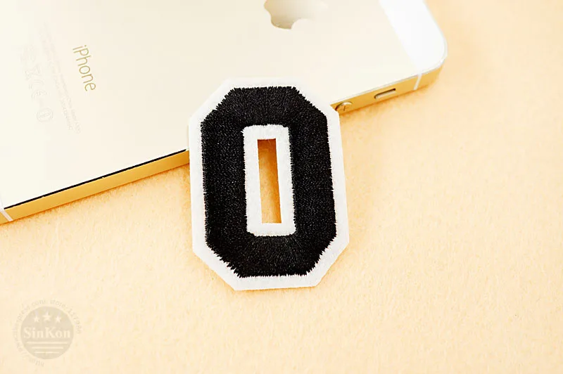 Number: 0 1 2 3 4 5 6 7 8 9 Size:3.8*5cm Patch Embroidered Applique Sewing Clothes Stickers Garment Apparel Accessories Synthetic Leather