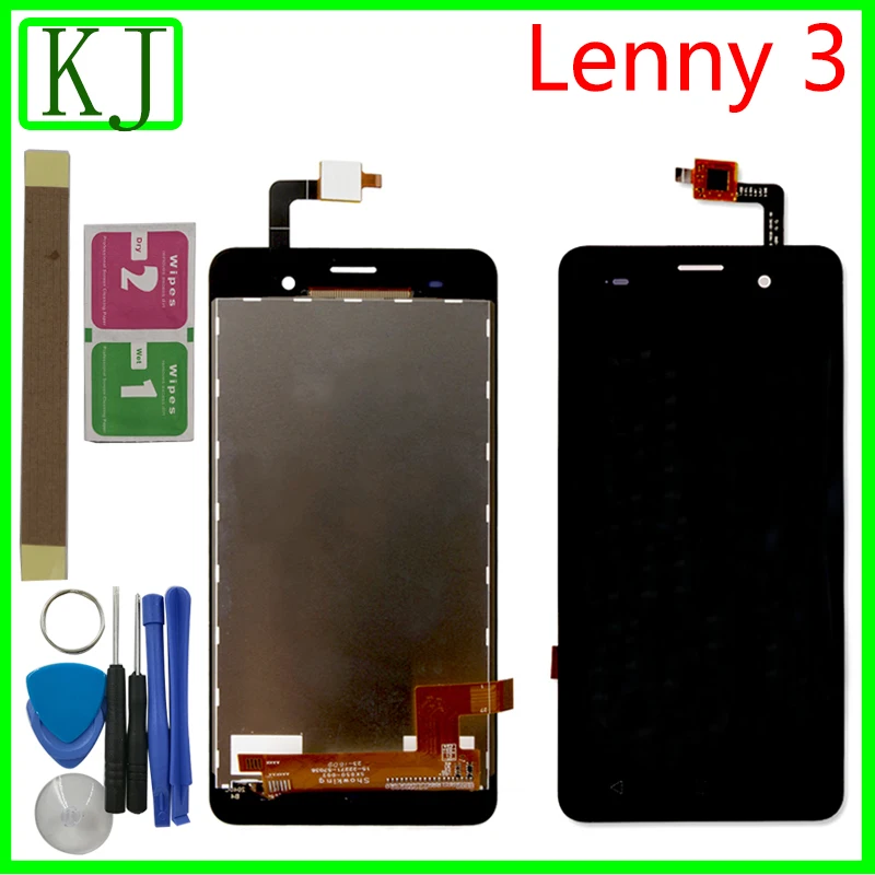 

LCD Touch Panel For Wiko Lenny 3 Display Screen Digitizer Glass Sensor Assembly With Tools For Lenny3